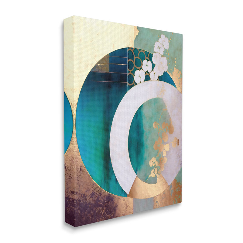 Wrought Studio™ Asian Moon Abstraction Canvas Wall Art Design By Ray
